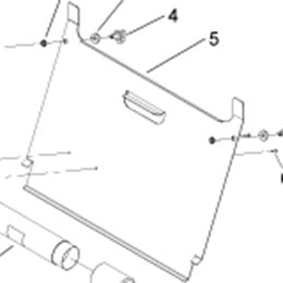 106-9339-01 Toro Dingo COVER-ACCESS, REAR